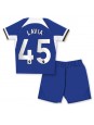 Chelsea Romeo Lavia #45 Domácí dres pro děti 2023-24 Krátký Rukáv (+ trenýrky)